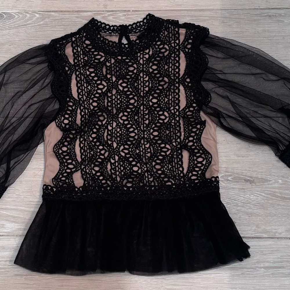 Blashe Black Lace Top